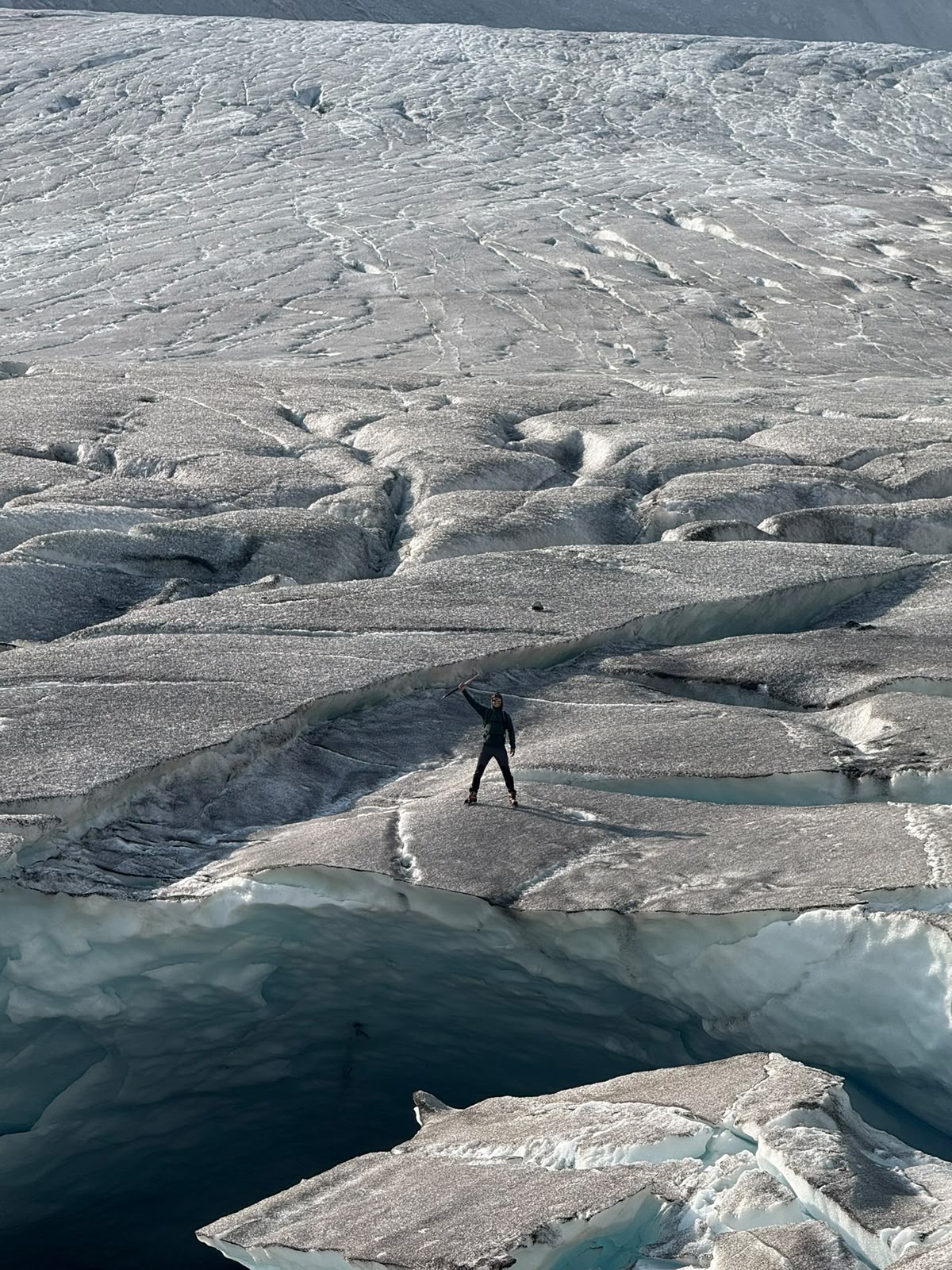 Auf dem Gletscher