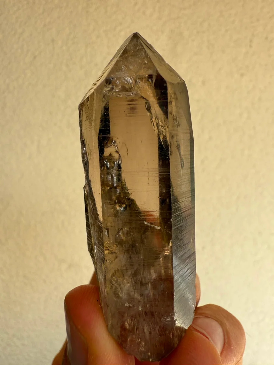 klarer Rauchquarzspitz - Bild 7